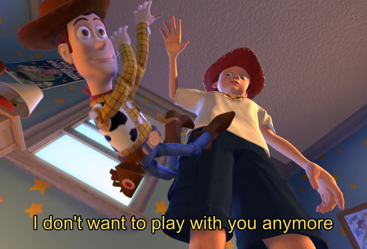 i dont want to play with you anymore meme template