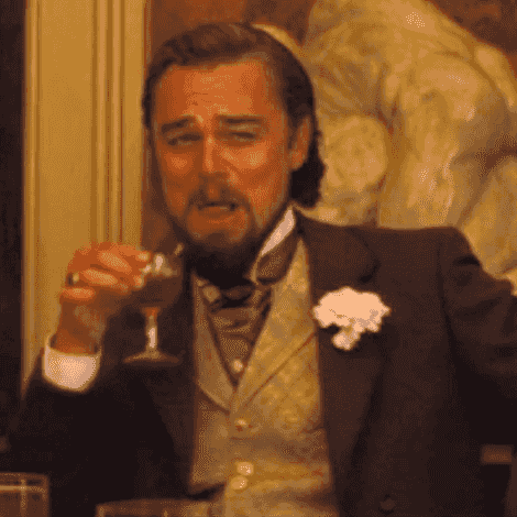 laughing leo meme template