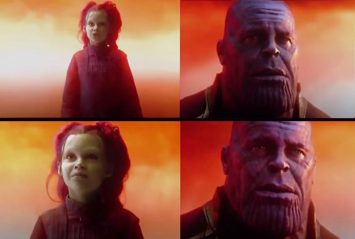 thanos what did it cost meme template