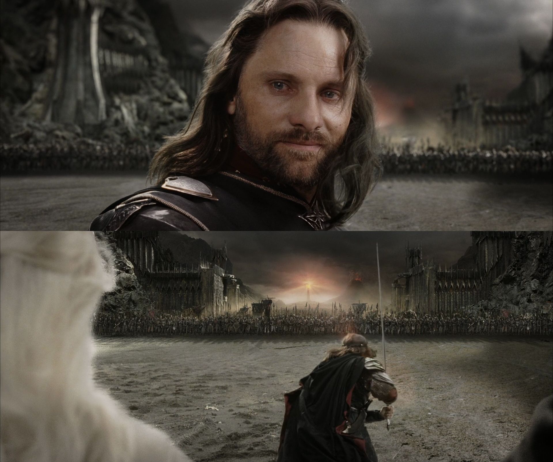 aragorn black gate for frodo meme template
