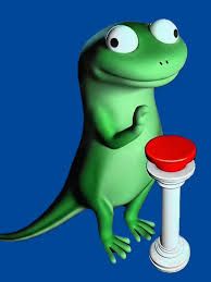 lizard button meme template
